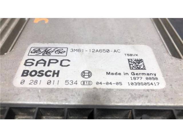 Блок управления 3M61-12A650-AC Mazda 3 I