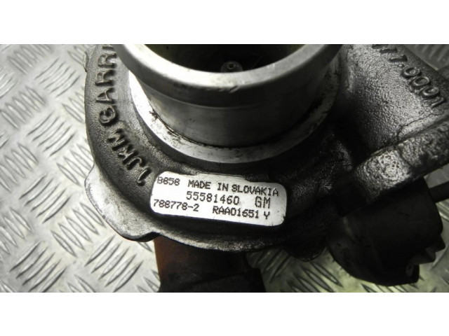 Turbodmychadlo Турбина 55581460, VD16555 Vauxhall Zafira C 2.0