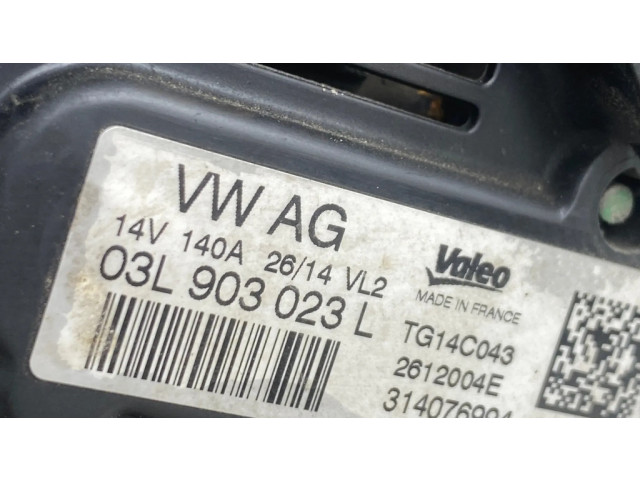 Генератор 03L903023L, 314076994 Volkswagen Golf Sportsvan 1.6