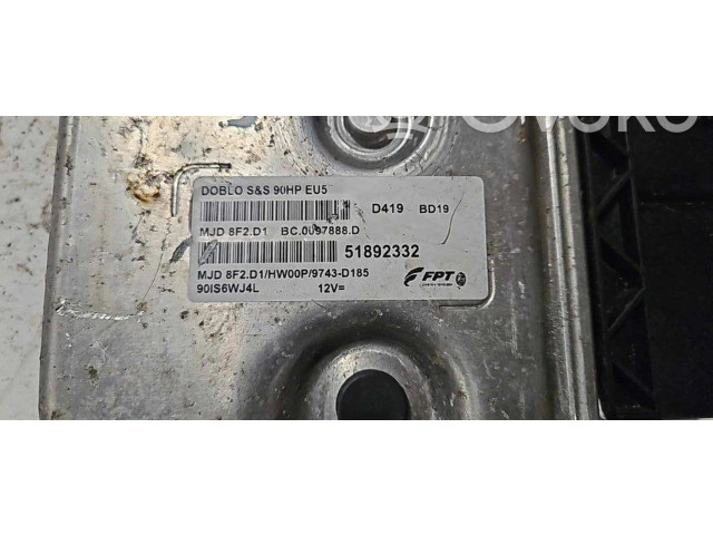 Řídící jednotka 51892332, BC0097888D Fiat Doblo 2011
