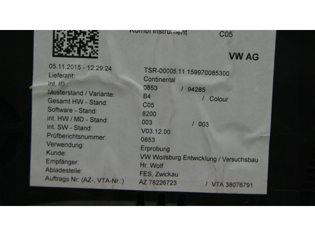 Панель приборов 8V0920973B   Audi A3 S3 8V       