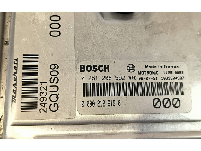 Řídící jednotka 0261208592, 1039S04987 Maserati Quattroporte 2009