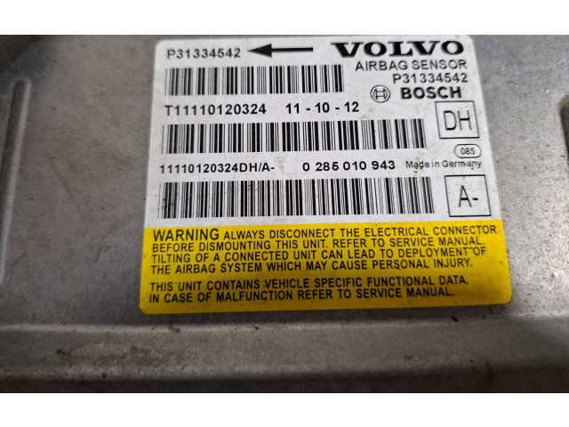 Блок управления надувных подушек 31334542 Volvo S60