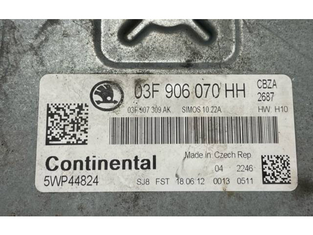 Řídící jednotka 03F907309AK, 5WP44824 Skoda Roomster (5J) 2012