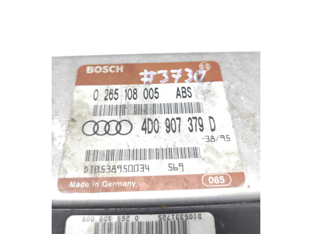 Блок управления АБС 0265108005, 4D0907379D   Audi A6 S6 C5 4B