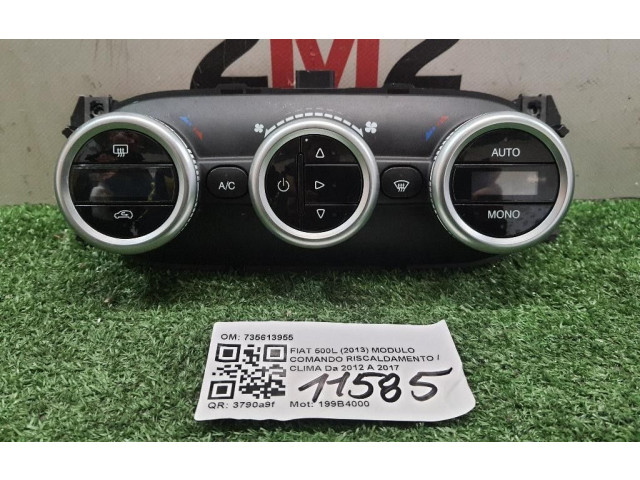 Блок управления климат-контролем 735613955, 735613955 Fiat 500L