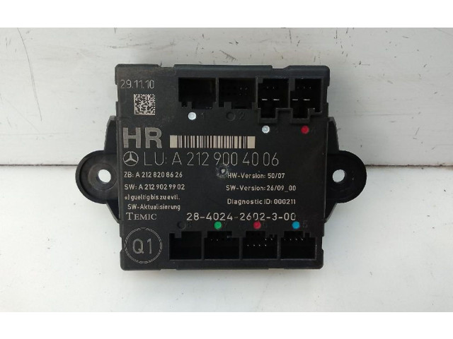 Блок управления A2129004006   Mercedes-Benz GLK (X204)