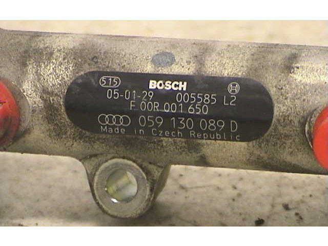 Топливная рампа 059-130-089-S, 059-130-089-D   Audi A6 S6 C6 4F  