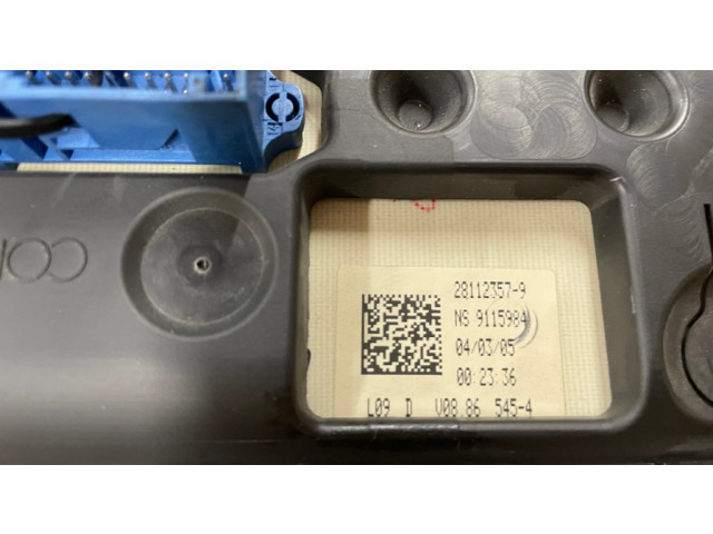 Панель приборов P96572391ZD, 281123579   Citroen C4 I       