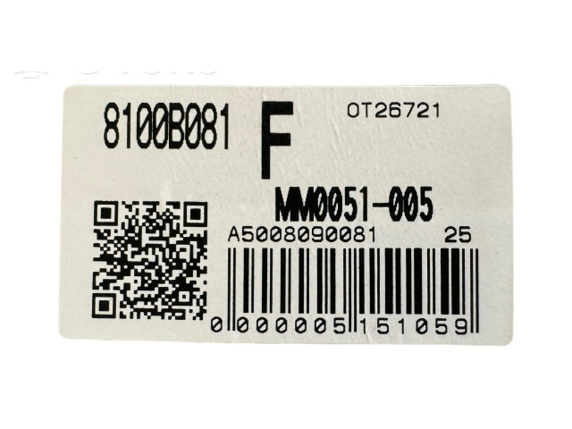 Панель приборов 8100B081, A5008090081 Mitsubishi Colt