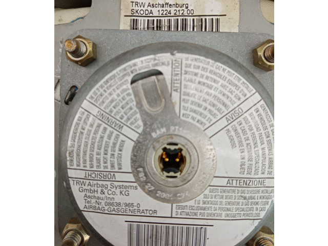Подушка безопасности водителя 122421200, 61305245D Skoda Fabia Mk1 (6Y)