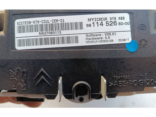 Панель приборов 9811452680   Citroen C3 Aircross       