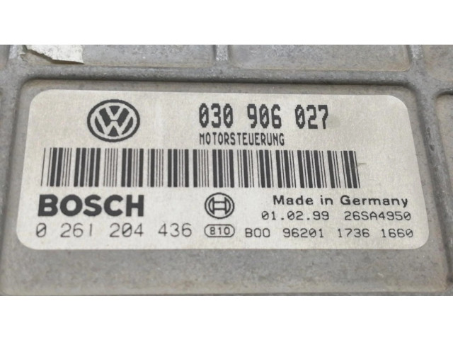 Řídící jednotka 030906027, 0261204436 Seat Arosa 1997