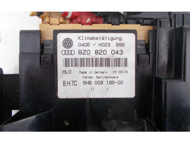 Блок управления климат-контролем 8Z0820043, 8Z0820043   Audi A2