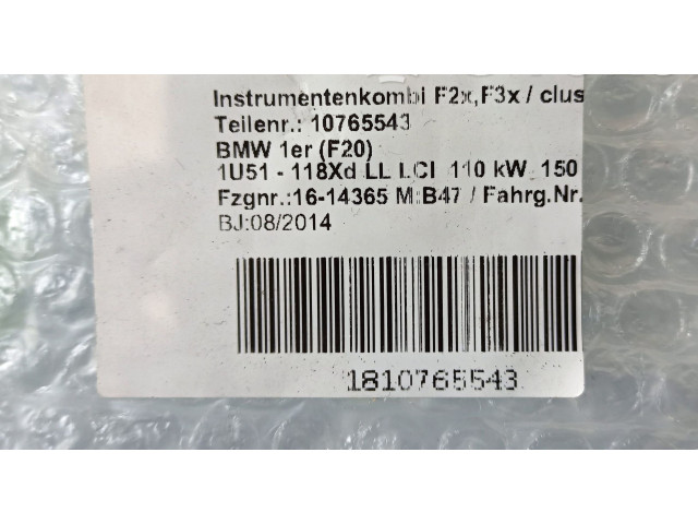 Přístrojová deska BMW 1 F20 F21 2014 023921, 9363221