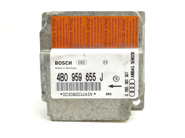 Блок подушек безопасности 4B0959655J, 0285001307   Audi A6 S6 C6 4F