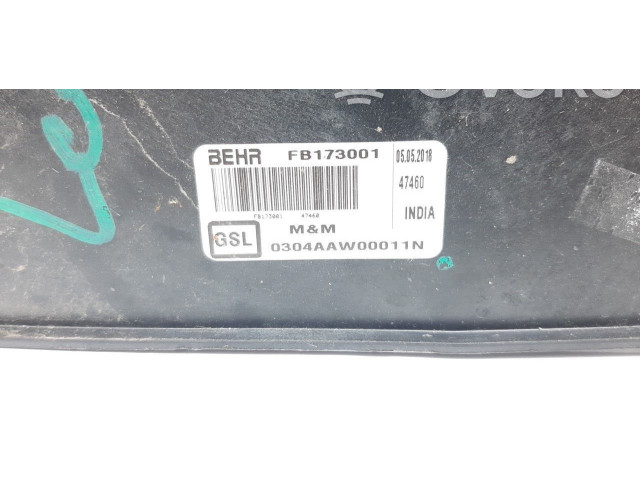 Вентилятор радиатора 0304AAW00011N Mahindra KUV100