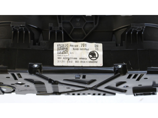 Панель приборов 6V0920701 Skoda Fabia Mk3 (NJ)