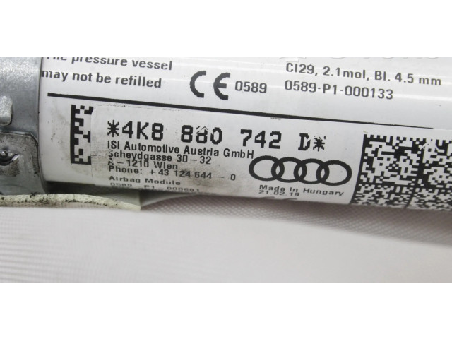 Боковая подушка безопасности 4K8880742D   Audi A7 S7 4K8