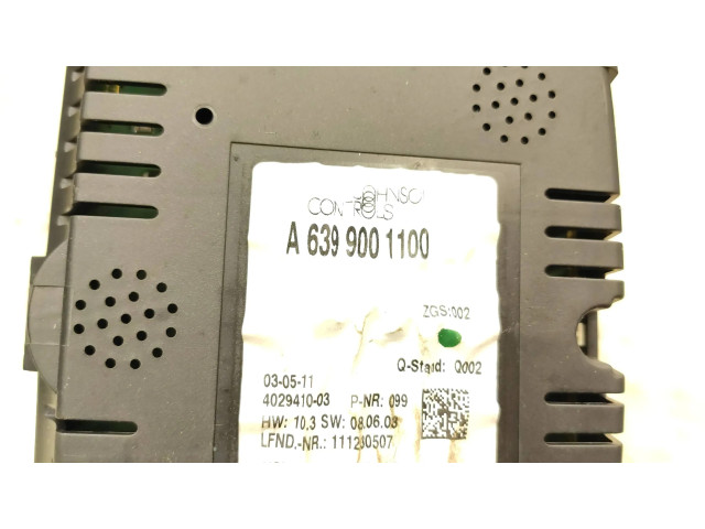 Přístrojová deska Mercedes-Benz Vito Viano W639 2012 A6399001100, 402941003