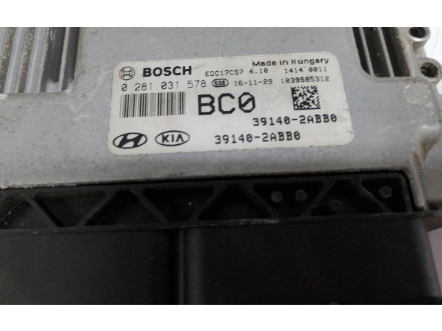 Блок управления двигателем Блок управления 39140-2ABB0   Hyundai ix20