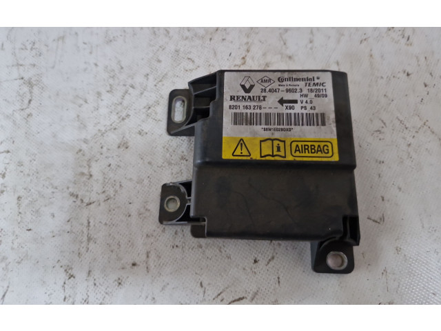 Блок подушек безопасности 8201163278, 28404796023 Dacia Sandero