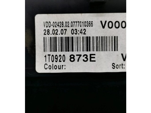 Панель приборов 1T0920873E, VDD02428   Volkswagen Touran I       
