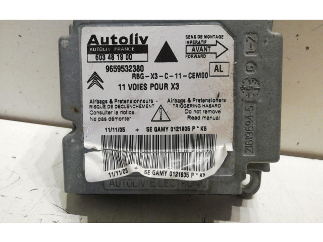 Блок подушек безопасности 9659532380 Citroen Berlingo