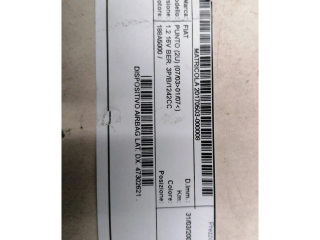 Подушка безопасности пассажира 735358326   Fiat Punto (199)