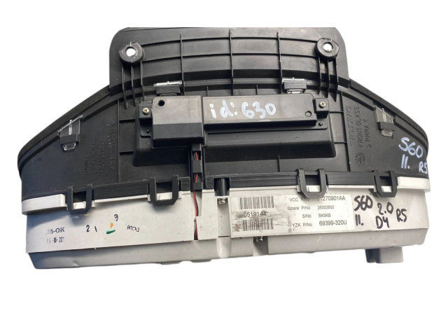 Панель приборов 31270901AA, 36002600 Volvo S60