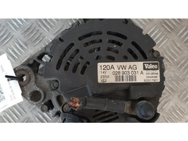 Генератор 028903031A Audi A4 S4 B6 8E 8H 1.9