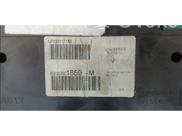 Přístrojová deska Renault Clio III 2008