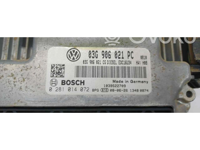 Řídící jednotka 03G906021   Volkswagen Caddy 2015