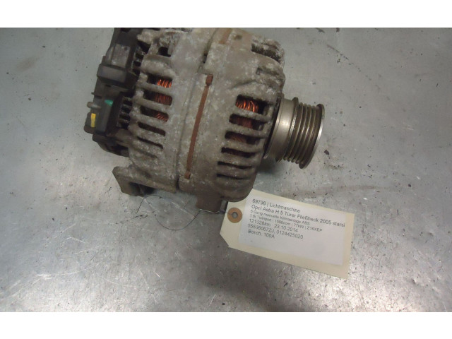 Генератор 55556067ZJ, 0124425020 Vauxhall Astra H