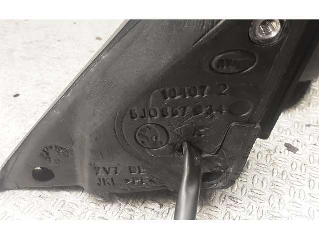 Зеркало электрическое        Skoda Fabia Mk2 (5J)  2007 - 2014 года   