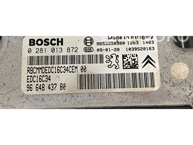 Комплект блоков управления 9664843780SILNIKA   Peugeot Partner