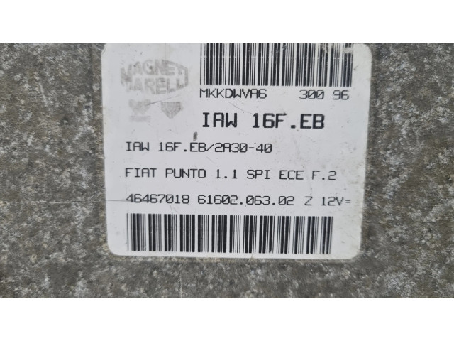 Řídící jednotka IAW16FEB Fiat Punto (176) 1996