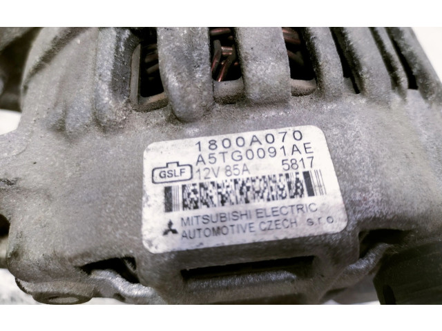 Генератор 1800A070, A5TG0091AE Mitsubishi Colt