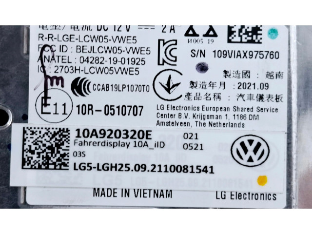 Дисплей    10A920320E   Volkswagen ID.3