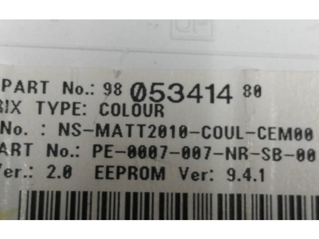 Панель приборов 9805341480, PE0007007 Peugeot 2008 I