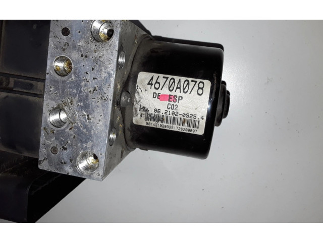 Блок АБС 4670A078   Mitsubishi  Grandis   -  года