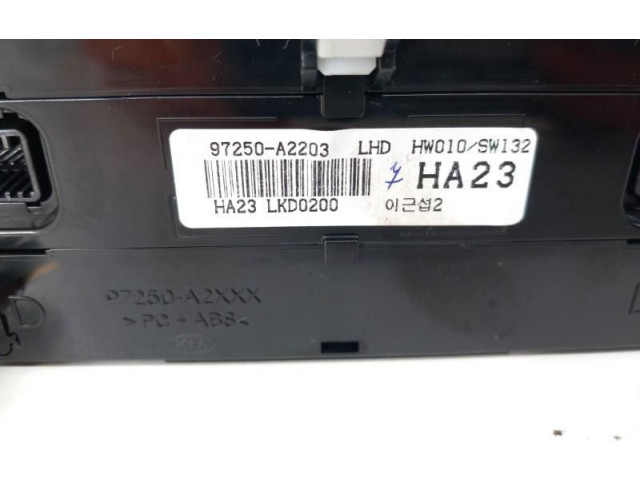 Блок управления климат-контролем 97250A2203WK KIA Ceed