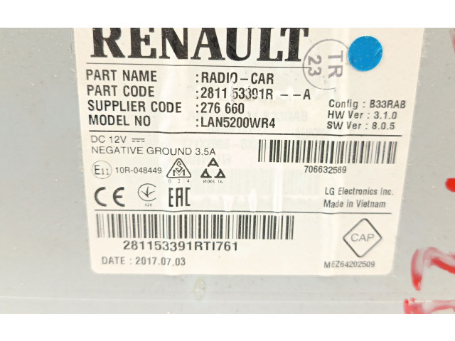 Дисплей 281153391R Dacia Duster II