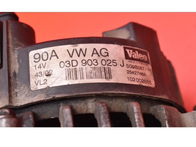 Генератор 03D903025J, 03D903025J   Volkswagen Polo      
