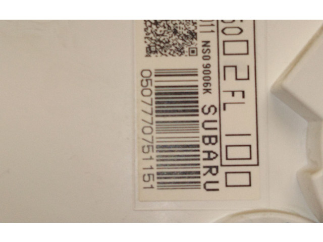 Přístrojová deska Subaru XV 2019 85002FL100