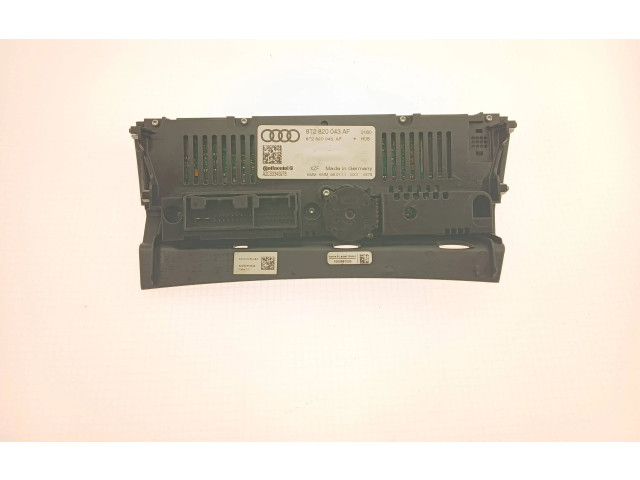Блок управления климат-контролем 8T2820043AF, A2C53345978 Audi A5 8T 8F
