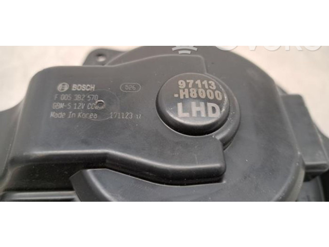 Turbodmychadlo Вентилятор печки 97113H8000 Hyundai Kona I