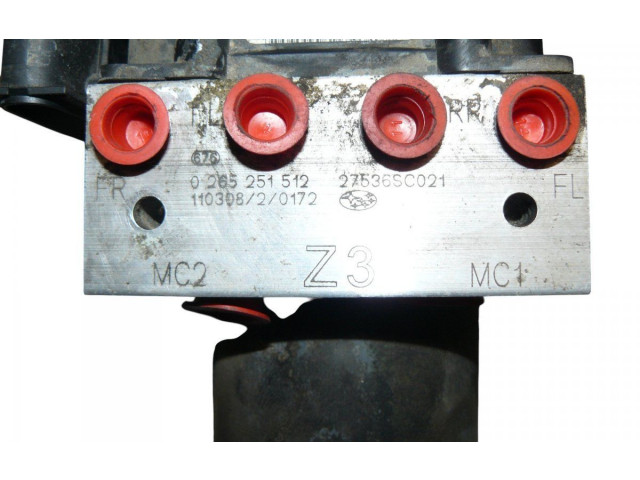 Блок АБС 0265251512, 27536SC021   Subaru  Forester SH  2008 - 2013 года