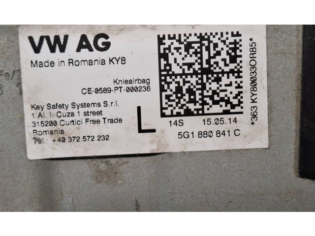 Подушка безопасности для колен 5G1880841C Volkswagen Golf VII