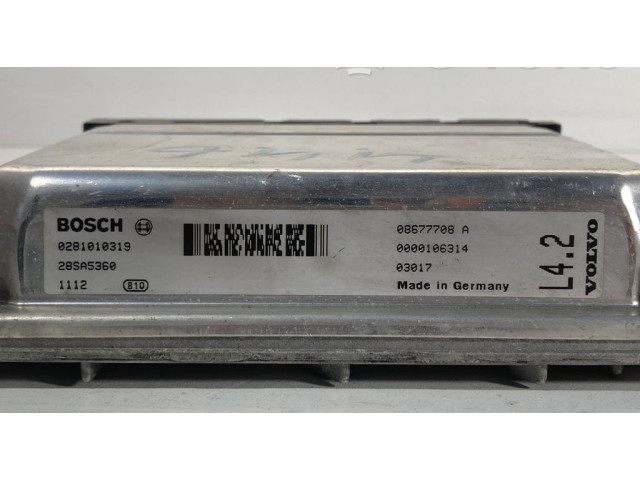 Блок управления двигателя 0281010319 Volvo V70